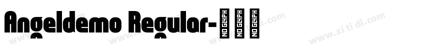 Angeldemo Regular字体转换